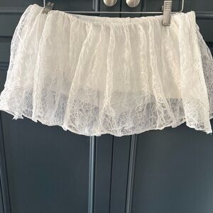 Ibiboss Ivory Lace mini Skort